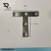 Gambar Besi Plat T Tipis Konektor Besi / Bracket Connector dari RenGoods undefined 2 Tokopedia