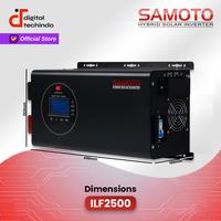 Gambar SAMOTO Inverter ILF2500 Off Grid Inverter Low Frequency Pure Sinewave 12V 2500VA/2000W Hybrid Off Grid Belum Termasuk MPPT Sistem Battery 12V Solar Inverter 2000watt Solar Panel Controller dari Digital Techindo undefined 5 Tokopedia
