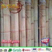 Gambar Tirai krey bambu hitam Aten/ati L.2m x T. Tali Dekorasi Curtain dari EasyPick Mart undefined 4 Tokopedia