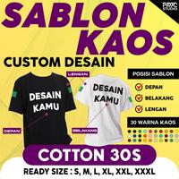 Gambar KAOS CUSTOM SABLON FOTO  DTF SATUAN DESAIN SUKA SUKA COTTON COMBED 30S - TIPE 1, S dari PMC STUDIO SABLON undefined 1 Tokopedia