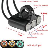 Gambar Aksesoris Switch Tombol Saklar Lampu Strobo Klakson Motor Universal #gratisongkir dari Jendela Otomoti undefined 1 Tokopedia