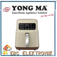 Gambar AIR FRYER YONGMA 5 Liter YMF201 MAGIC FRYER 8In1 Low Watt 800w/YONGMA PENGGORENG TANPA MINYAK YMF201 - Cream dari EBC ELEKTRONIK undefined 5 Tokopedia