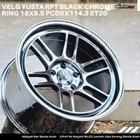 Gambar Velg Mobil YUSTA RPT BLACK CHROME Ring 18x9.5 5x114.3 ET20 dari Hidayah Ban Banda Aceh undefined 5 Tokopedia
