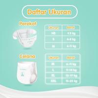 Gambar PROMO Makuku EXTRA 6PCS Diapers Comfort Fit Pants Popok Celana - M 60+6 dari grandtoserba makassar undefined 2 Tokopedia