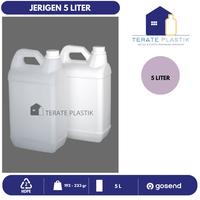 Gambar Jerigen Plastik 5L | Jerican 5L | Food Grade | High Quality | Bandung - Putih Premium dari Terate Plastik undefined 1 Tokopedia