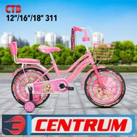 Gambar SEPEDA CTB CENTRUM TIPE 311 // UKURAN 12/16 - Tosca Pink, 12 dari CLARSTALIN SHOP undefined 2 Tokopedia