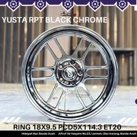 Gambar Velg Mobil YUSTA RPT BLACK CHROME Ring 18x9.5 5x114.3 ET20 dari Hidayah Ban Banda Aceh undefined 1 Tokopedia