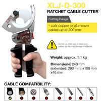 Gambar Alat Pemotong Kabel XLJ-D-300 (300mm2) / Ratchet Cable Cutter / Wire Cutter Pliers dari Hydromarket Indonesia undefined 3 Tokopedia