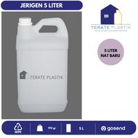 Gambar Jerigen Plastik 5L | Jerican 5L | Food Grade | High Quality | Bandung - Putih Premium dari Terate Plastik undefined 3 Tokopedia