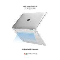 Gambar Hard Case MacBook Air 13 13.6 15 inch M4 2025 [ A3240 A3241 ] MBA Casing Cover - Matte Black, 13 inch dari Apple.aksesoris99 undefined 5 Tokopedia