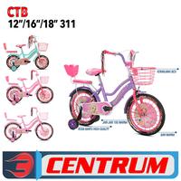 Gambar SEPEDA CTB CENTRUM TIPE 311 // UKURAN 12/16 - Tosca Pink, 12 dari CLARSTALIN SHOP undefined 1 Tokopedia