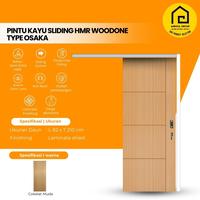Gambar Pintu Sliding set HMR Kamar tidur  WOODONE Type OSAKA ukuran 82 x 210 cm Finishing Laminate - non coak dari Anekka Decor undefined 1 Tokopedia