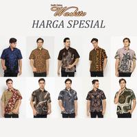 Gambar Waskito Kemeja Batik Pria Katun Lengan Pendek Harga Spesial - HB 3134 - Brown, L dari culture maniac undefined 1 Tokopedia