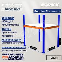 Gambar MODULAR MEZZANINE AYORACK MA10-2530S RAK PANGGUNG MEZANIN GUDANG 1 TON dari BrothersNetworks undefined 3 Tokopedia
