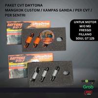 Gambar PAKET CVT DAYTONA MANGKOK MSL KAMPAS GANDA DAYTONA PER SENTRIK DAYTONA PER CVT DAYTONA MIO M3 / FREEGO / FILLANO / SOUL GT 125 - PAKET 1000RPM dari ClassicStore409 undefined 5 Tokopedia