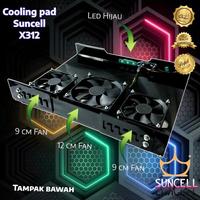 Gambar cooling pad Suncell X312 Turbo @12.000 Rpm Kipas Fan Computer laptop - Single USB dari RASYA OFFICE SHOP undefined 2 Tokopedia