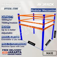 Gambar MODULAR MEZZANINE AYORACK MA10-2530S RAK PANGGUNG MEZANIN GUDANG 1 TON dari BrothersNetworks undefined 1 Tokopedia