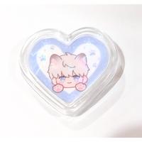 Gambar lnds merch | Love and deep space pin heart shape | zayne caleb sylus rafayel xavier - sylus heart dari Au rei undefined 5 Tokopedia