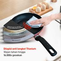 Gambar Tefal Ruby Pan / Wajan Anti Lengket / Penggorengan / Frypan Wokpan - Frypan 24cm dari Homeland Store undefined 3 Tokopedia
