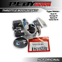 Gambar Throttle Body Set TB Beat Scoopy Spacy ORGINAL Resmi HGP Jangeby Store - K25-601 dari Peby Motor Central undefined 1 Tokopedia