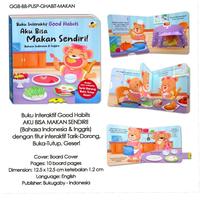 Gambar Buku Interaktif Good Habits AKU BISA MAKAN SENDIRI (Bahasa Indonesia & Inggris) dengan fitur interaktif Tarik-Dorong, Buka-Tutup, Geser! dari Read Play Fun undefined 5 Tokopedia