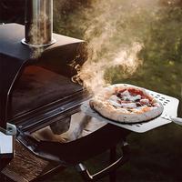 Gambar 12” Sekop Pizza Dengan Gagang Kayu / Spatula Pemindahan Pizza / Stainless Pizza Peel dari Momen Hati undefined 3 Tokopedia