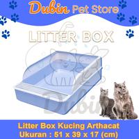Gambar Arthacat Spacious Litter Box - Tempat Bak Toilet Pasir Kucing Besar - Orange dari Dunia Binatang Petshop undefined 3 Tokopedia