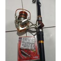 Gambar Set Pancing Laut Murah Bng Joran 3 M + Reel Size 5000 12 Bb + Senar Nylon 4.0 + Kail Pancing Terbaru Terlaris Terbaik - BNG dari Journey48 undefined 3 Tokopedia