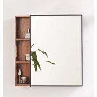 Gambar Lemari Kaca Cermin Rias Dinding Rak Kosmetik | Cermin Geser | Lemari Makeup | Kotak Obat | Cermin Wastafel / Bathroom Organizer / Cabinet Kamar Mandi - 30 cm, Tanpa Kunci dari Era_Furniture undefined 1 Tokopedia