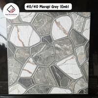 Gambar Keramik lantai/Teras 40x40cm Merk Valerius Type Merapi Grey - Kw.1 (Kasar) Motif Batu Embossed. dari Jaya Keramikindo 3 undefined 1 Tokopedia