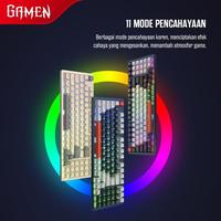 Gambar Gamen Titan 7 Keyboard Gaming Mechanical Linear Switch 94 Keys RGB Light Original - Gamen Titan VII Garansi 1 Tahun - BLUE SW RED dari Starcomp Solo undefined 5 Tokopedia