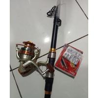 Gambar Set Pancing Laut Murah Bng Joran 3 M + Reel Size 5000 12 Bb + Senar Nylon 4.0 + Kail Pancing Terbaru Terlaris Terbaik - BNG dari Journey48 undefined 5 Tokopedia