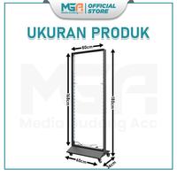Gambar FABRIC LIGHT BOX 80X180CM / FRAME PORTABLE LED ADVERTISING / MEDIA PROMOSI LED CAFÉ RESTORANT / NEON BOX STANDING / STANDING LIGHT PROMOSI SIDEWALK dari Era_Furniture undefined 2 Tokopedia
