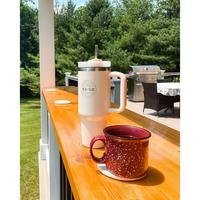 Gambar Original BE-SO Tumbler Stainless Steel Premium 40 Oz 1,2 Liter 1200ml - Big Cup with Handle and Straw - cocok di Mobil serta pas untuk kado hadiah ultah yang ulang tahun - Tahan lama panas dan dingin - Exotic Colorful Double Wall Mug with Lid - White Ivory dari Blue Ocean 82 undefined 5 Tokopedia
