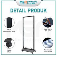 Gambar FABRIC LIGHT BOX 80X180CM / FRAME PORTABLE LED ADVERTISING / MEDIA PROMOSI LED CAFÉ RESTORANT / NEON BOX STANDING / STANDING LIGHT PROMOSI SIDEWALK dari Era_Furniture undefined 3 Tokopedia
