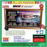 Gambar Jadwal sholat digital jam masjid lampu LED jam adzan iqomah musholla dari Era_Furniture undefined 3 Tokopedia