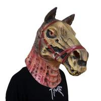 Gambar Topeng Seram Kuda Tengkorak Skull Horse Hantu Zombie Latex Halloween dari SANIYO69 undefined 4 Tokopedia