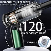 Gambar 15000PA Compressed Air Dust Collector Tangan komputer tanpa kabel tenaga tinggi, vacuum cleaner mobil Hairdryer Mini portable, 0.2kg ultra light, 5-in-1 multi-function rechargeable for car/home/office/pet hair wireless dryer for computer keyboard, includi - Biru dari TrendyTrail1 undefined 2 Tokopedia