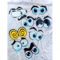Gambar Custom Photo Props / Property Party / Aksesoris Photobooth Eyes dari Galsshopeducation undefined 2 Tokopedia