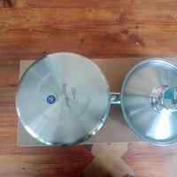 Gambar Bima Morganware Panci Stainless Steel 430 Sauce Pan W/SS Cover 16cm & 18cm Tahan Lama untuk Kompor Gas Induksi dan Listrik Kualitas Ekspor - 16x7cm dari best home kitchen undefined 3 Tokopedia