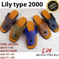 Gambar Sandal Lily Pria Type 2000 Sandal Jadul Sandal Japit Tempoe Doloe - COKLAT MUDA, Size 8 dari Boys store here undefined 1 Tokopedia