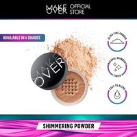 Gambar Make Over Shimmering Powder Indonesia Highlighter Powder Wajah 13G Ultra Fine Powder Natural Shimmery Finish Easy To Blend Shimmer Glowing Glow Highlight Bedak Tabur Halus Shade Bronze Goldinx Chrystalist Quartza Cosmetic Face Makeup Series - Bronzed dari Faqih Kurniawan undefined 2 Tokopedia