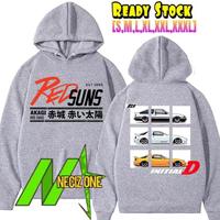 Gambar Hoodie Jumper Anime Jepang Initial D Drift Akagi Red Suns Design Keren (Bisa Pilih Warna Dan Size) Terbaru Terlaris Terbaik - Hitam, S dari MasonGrafity undefined 3 Tokopedia