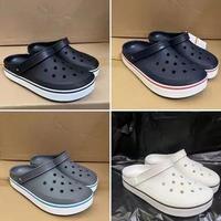 Gambar Crocs Crocband Clean Clog Sandal Sepatu Sendal Slip On Slop Karet Dewasa Pria Wanita Not Baya Band - Putih, M4(36/37) dari sepasaang undefined 1 Tokopedia