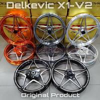 Gambar Velg Racing Palang Bintang Delkevic DND X1 V2 CNC 185 215 ring 14 Vario 110 CW 125 KZR Led 150 New Old 160 CBS ABS Beat FI Karbu Pop Street Deluxe Scoopy Genio Spacy Mio M3 Sporty Smile Soul Fino J Xeon Xride 125 Original PNP - Hitam, V110/Beat/Scopy dari NewstarShopp undefined 1 Tokopedia