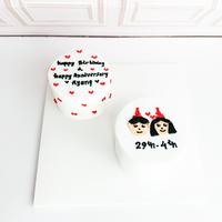 Gambar Kue Ulang Tahun/Mini Cake/Kue Birthday/Kue Anniversary/Kue Korean Couple dari Stelette Cake_NEW undefined 2 Tokopedia
