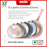 Gambar MAXIM SAKURA SERIES MINI GRILL FRY PAN 15 CM Wajan Pemanggang BBQ Kecil Aluminium dan Black Diamond Anti Lengket dari Xll Yoss undefined 5 Tokopedia