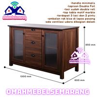 Gambar Kitchen set bawah 2 pintu 3 laci ADEL lemari rak dapur buffet drawer minimalis modern dari omahmebelsemarang undefined 2 Tokopedia