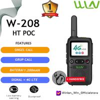Gambar HT WINLAN WLN W-208 / HT POC SIM CARD / HT GSM 4G + HANDSFREE dari WINLAN WLN INDONESIA undefined 1 Tokopedia