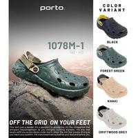 Gambar PORTO - Sandal Crocs Pria Dewasa Sendal Selop Motif timbul Kekinian 1078M-1 dari Gaya laki Mu undefined 3 Tokopedia